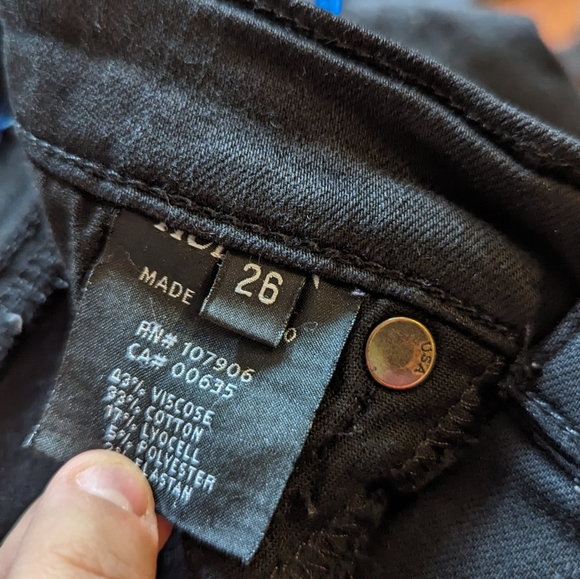 Hudson Barbara High Waist SPR Black Skinny Jean - Picture 4 of 6